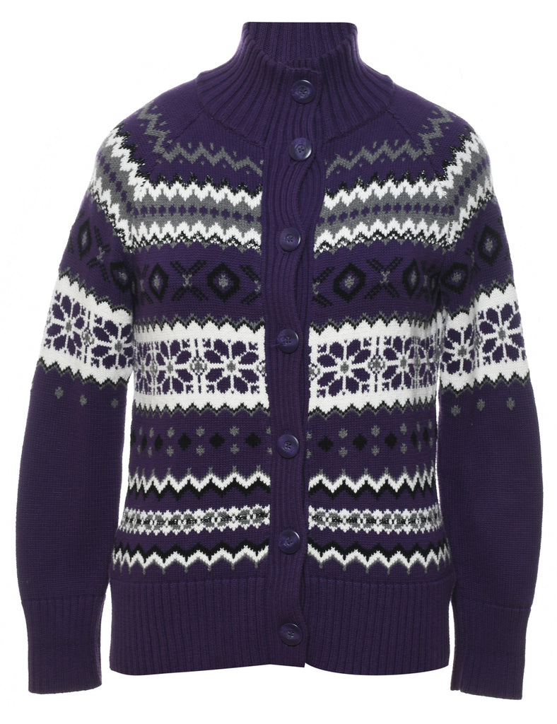 Purple Cardigan - S