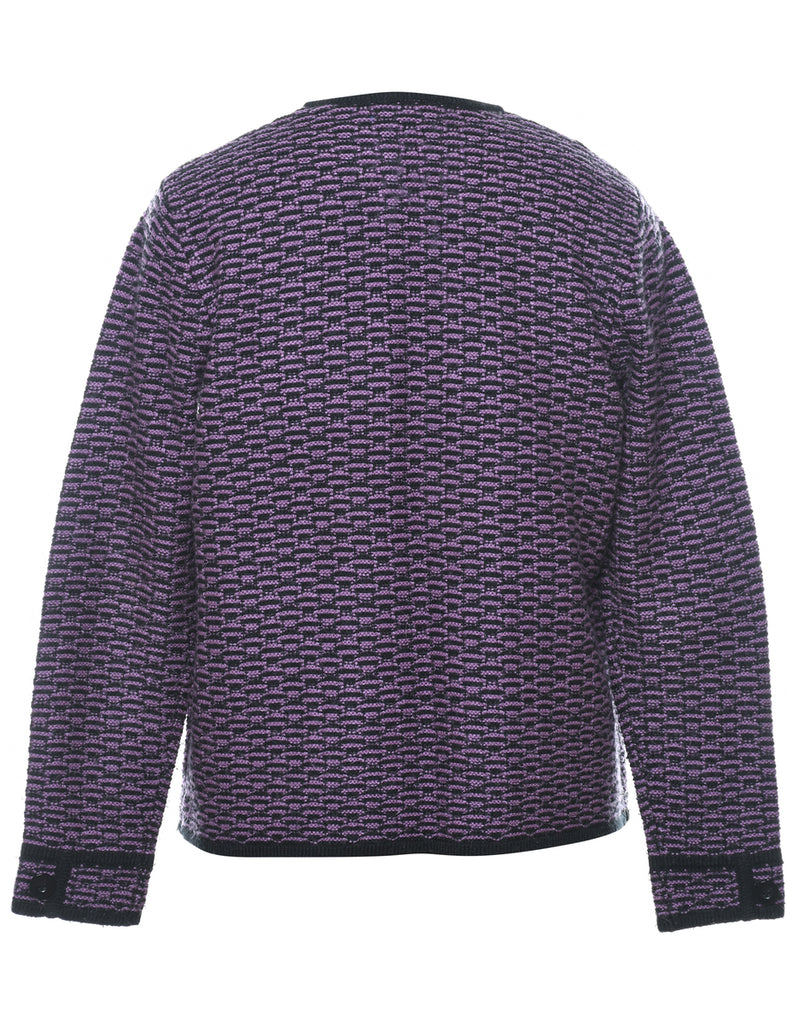 Purple Cardigan - M