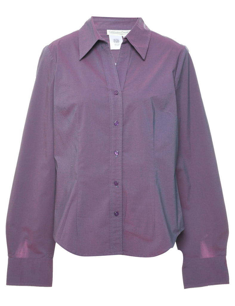 Purple Evening Blouse - M