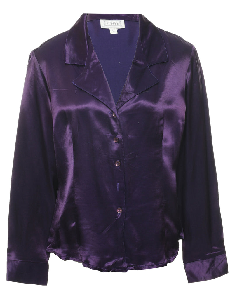 Purple Evening Blouse - L