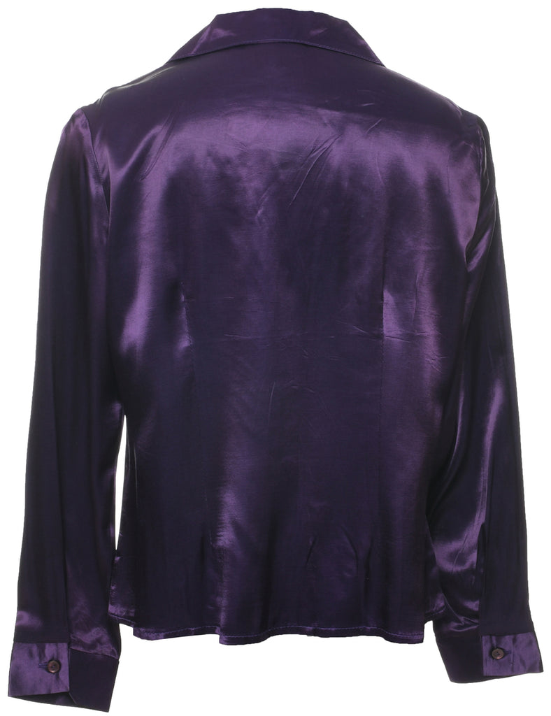 Purple Evening Blouse - L