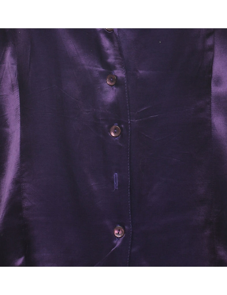 Purple Evening Blouse - L