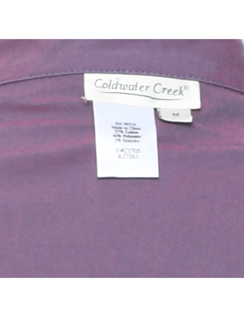 Purple Evening Blouse - M