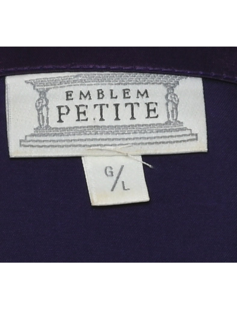 Purple Evening Blouse - L
