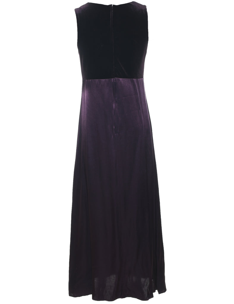 Purple Evening Dress - M