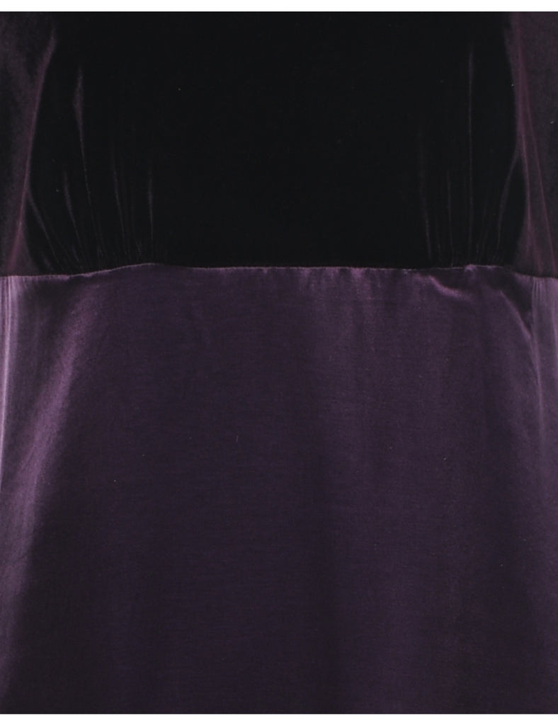 Purple Evening Dress - M