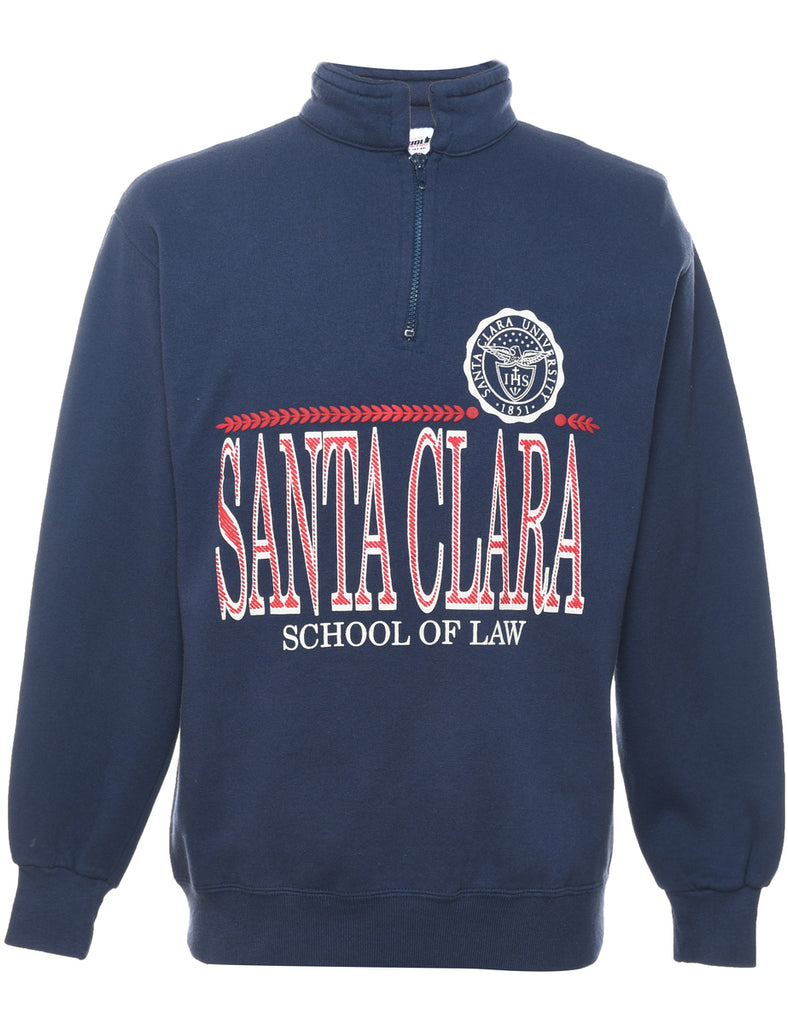 Quarter-Zip Santa Clara School Of Law Printed Sweatshirt - L