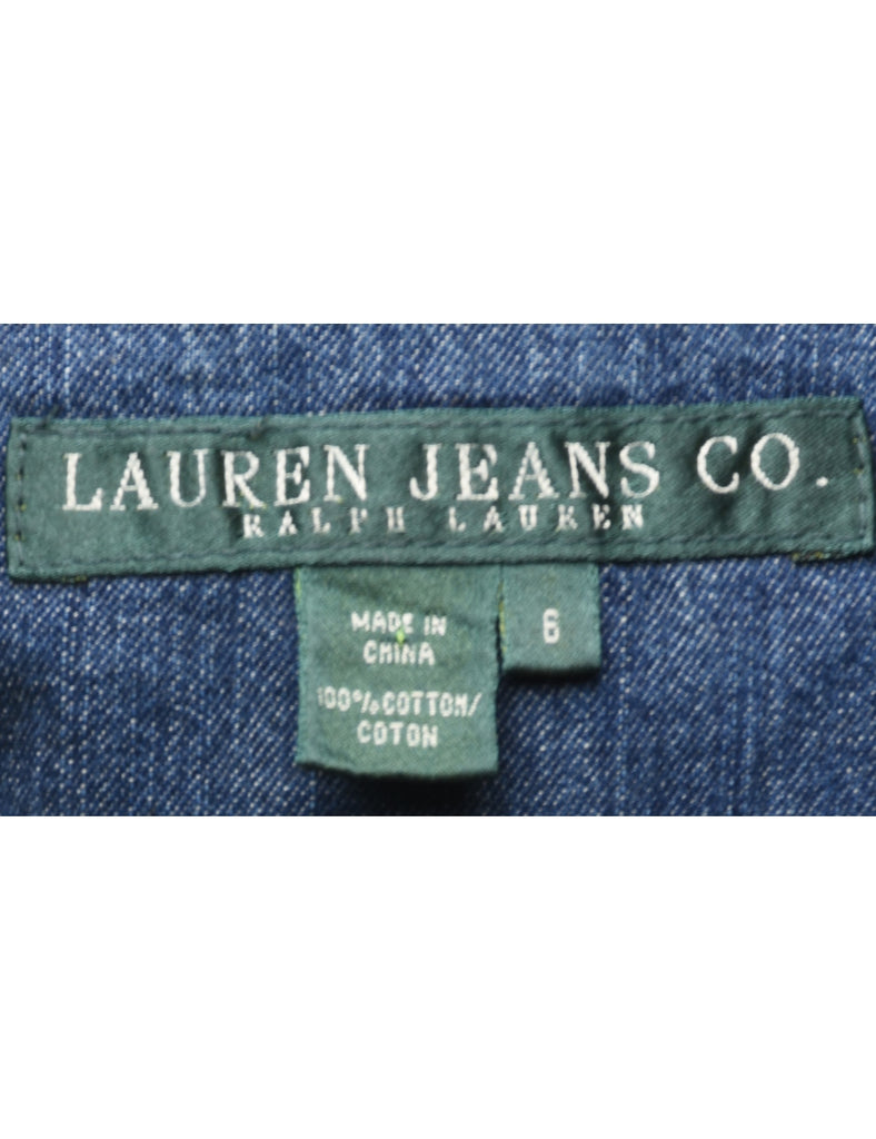 Ralph Lauren A-Line Denim Skirt - M