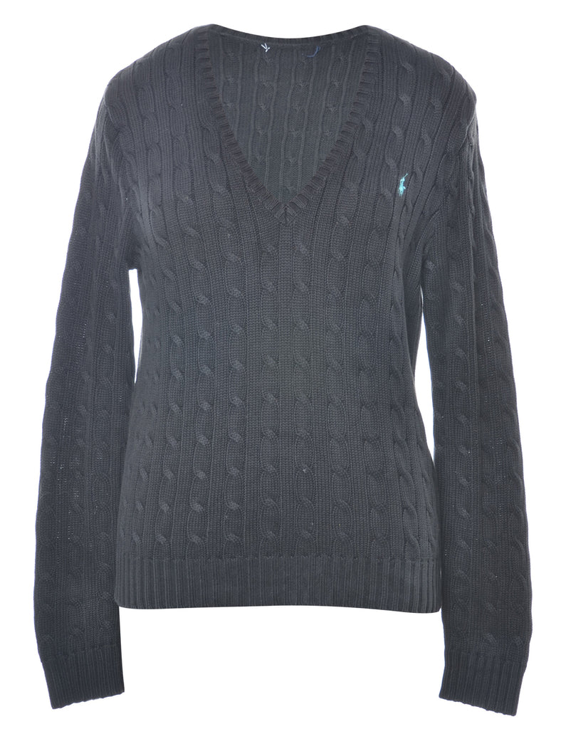 Ralph Lauren Cable Knit Jumper - L