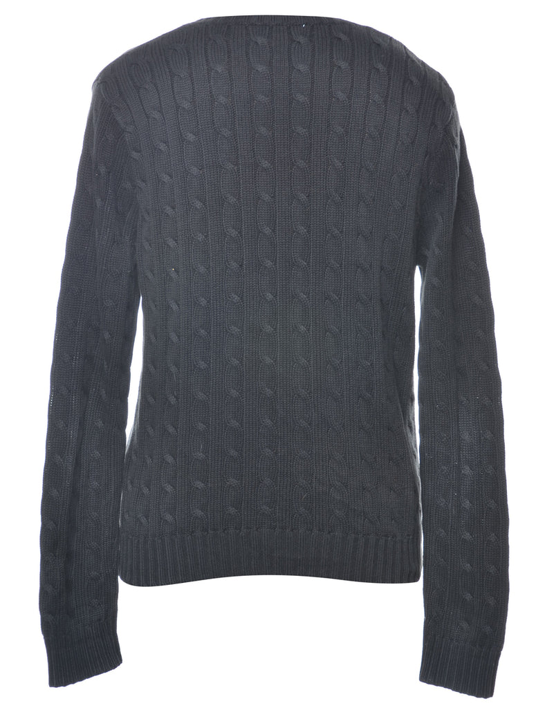 Ralph Lauren Cable Knit Jumper - L