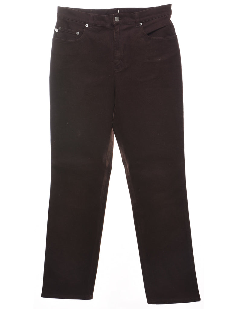 Ralph Lauren Dark Brown Tapered Jeans - W30 L32