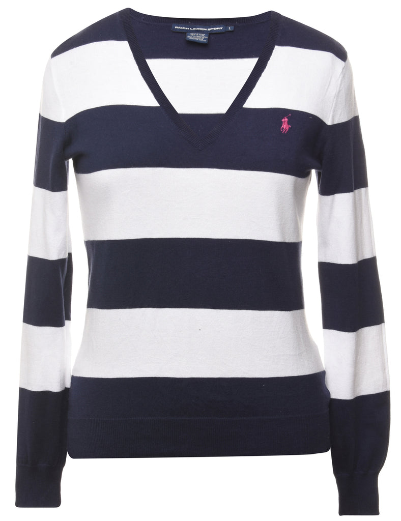 Ralph Lauren Striped Jumper - L