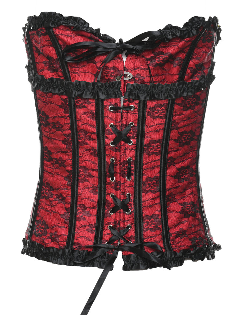 Red Bustier - M