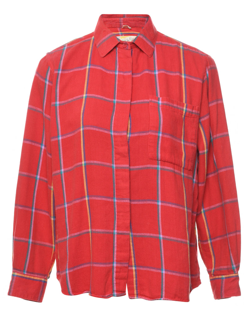 Red Checked Shirt - M