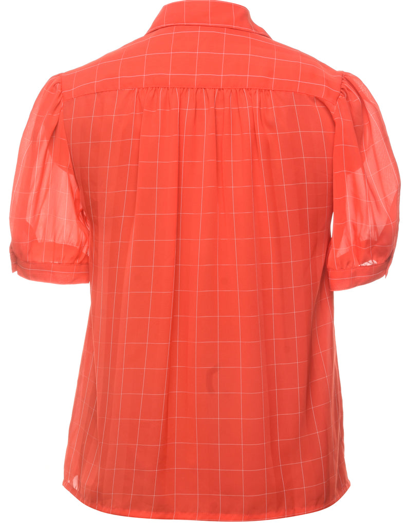 Red Checked Shirt - M