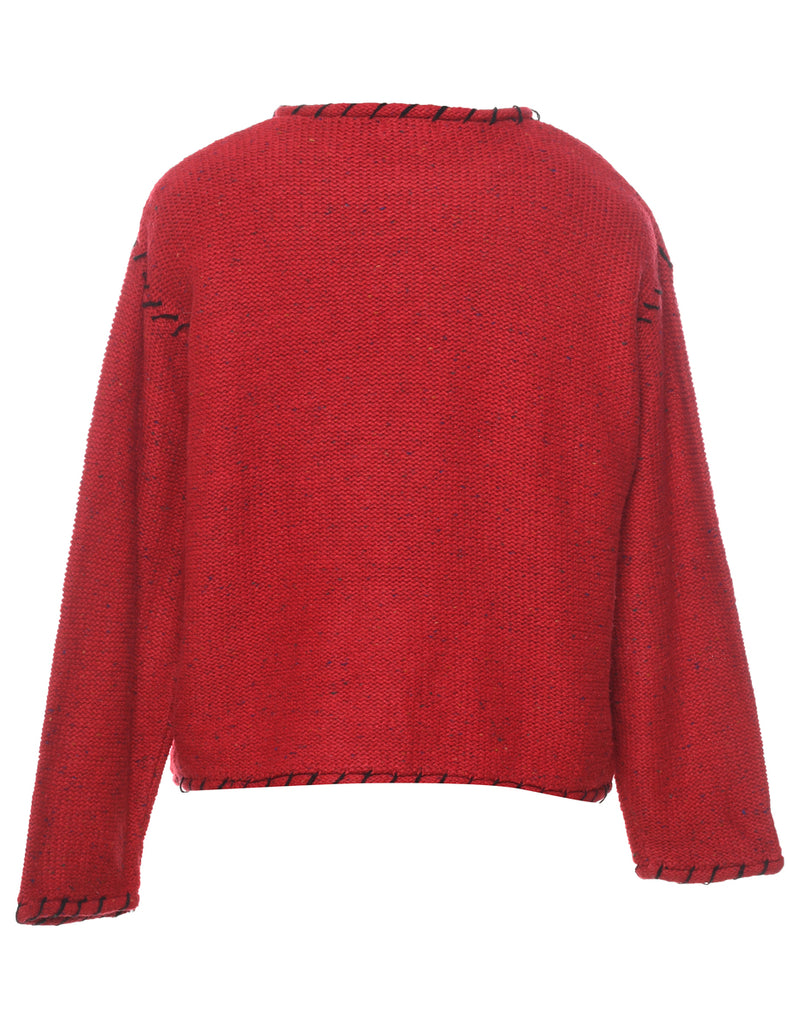 Red Christmas Jumper - S