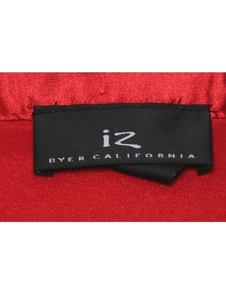 Red Evening Blouse - S