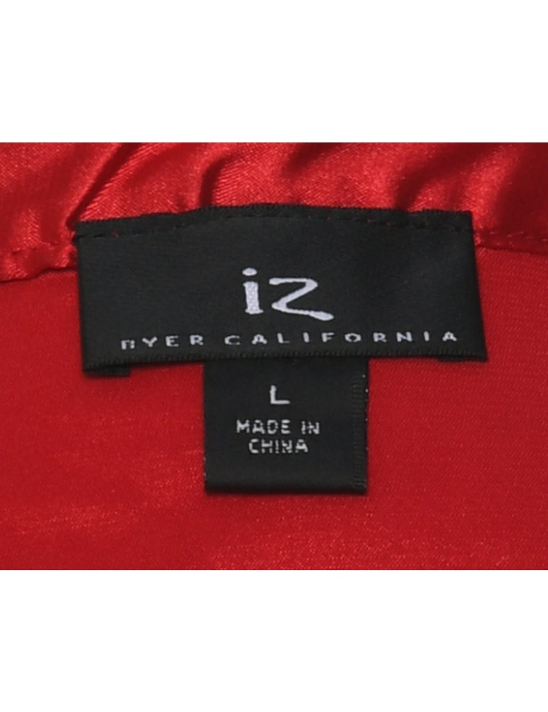 Red Evening Blouse - L