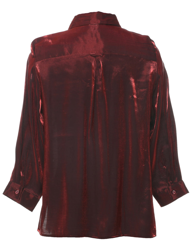 Red Evening Shirt - L