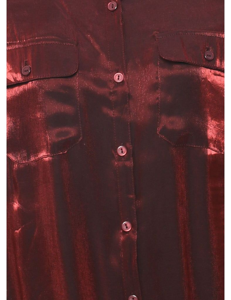 Red Evening Shirt - L