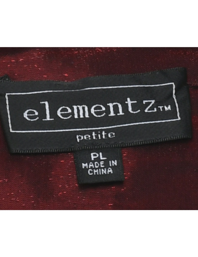 Red Evening Shirt - L