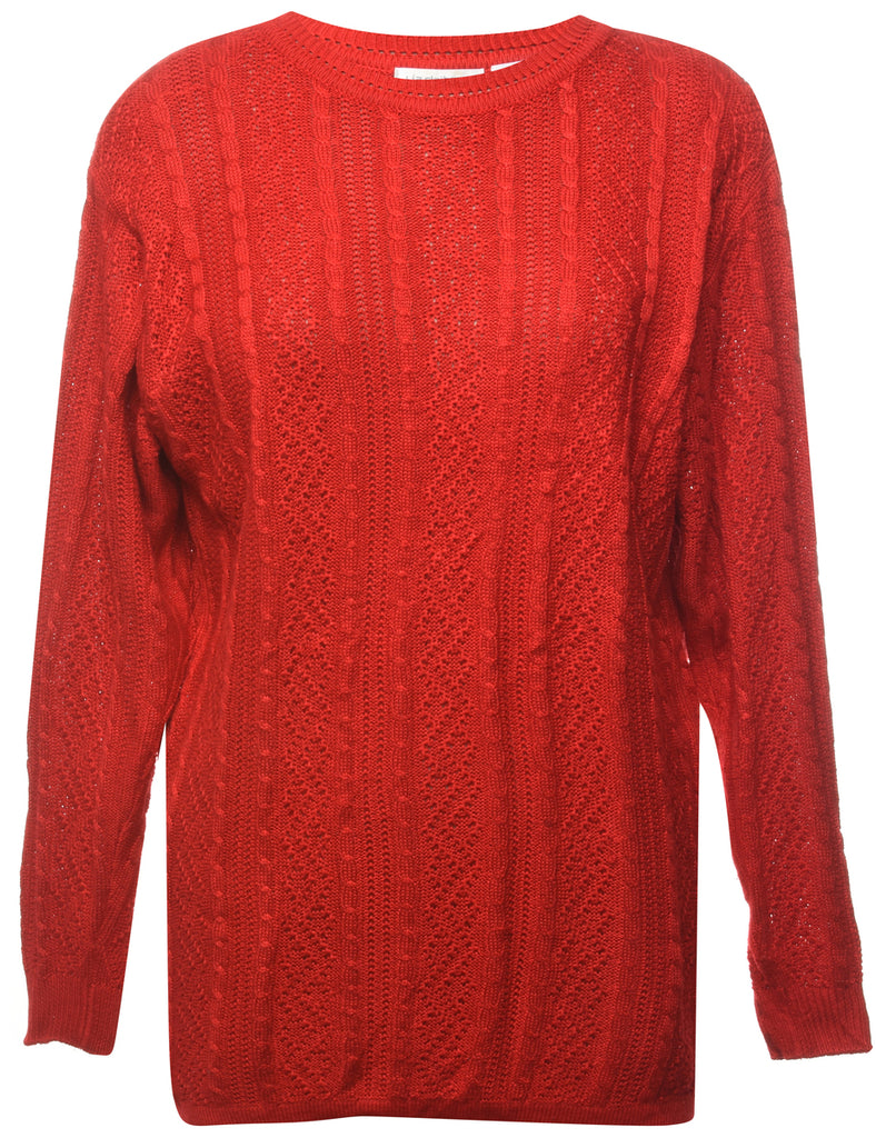 Red Jumper - M