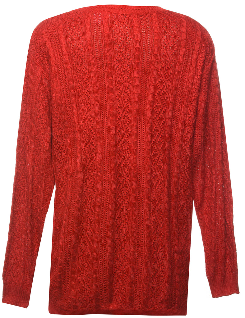 Red Jumper - M