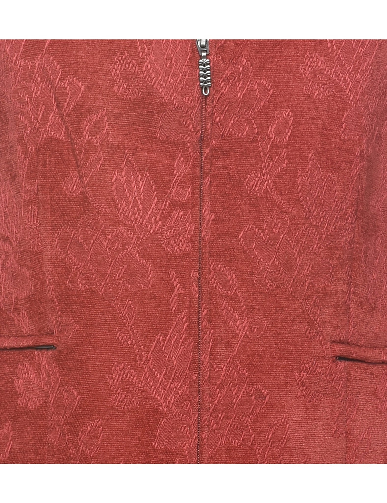 Red Tapestry Jacket - L