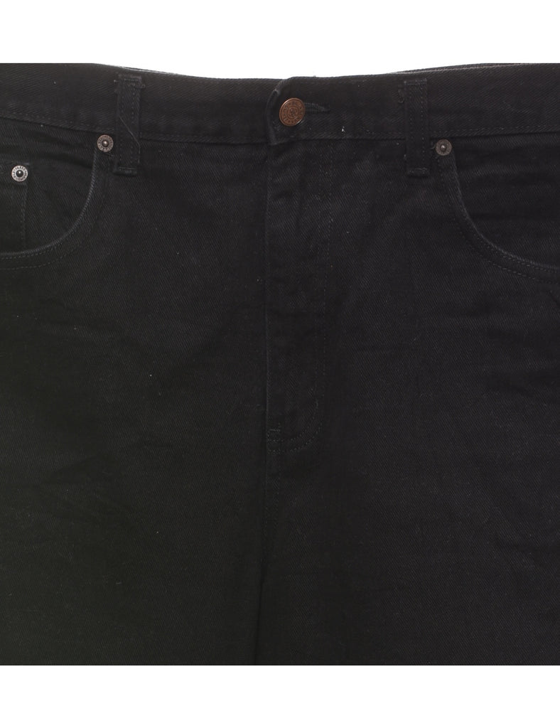 Relaxed Fit Black Tapered Jeans - W34 L29