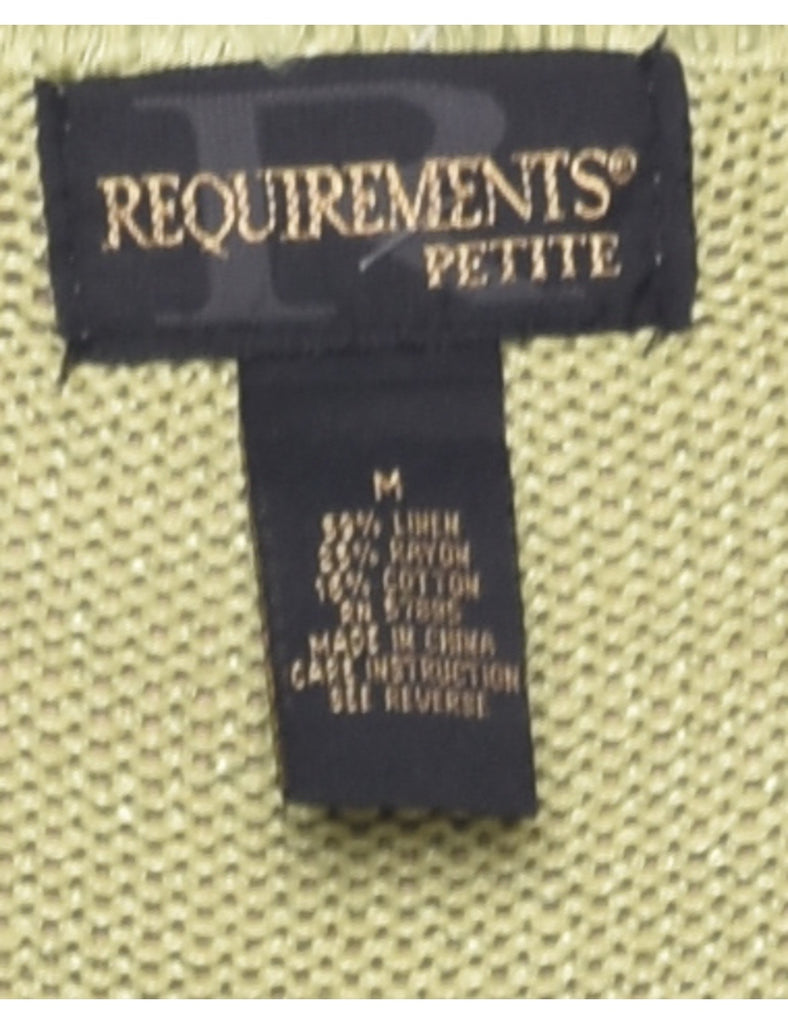 Requirements Light Green Jumper - M