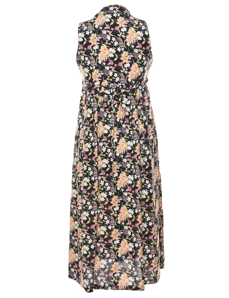 Robbie Bee Floral Shirt Dress - M