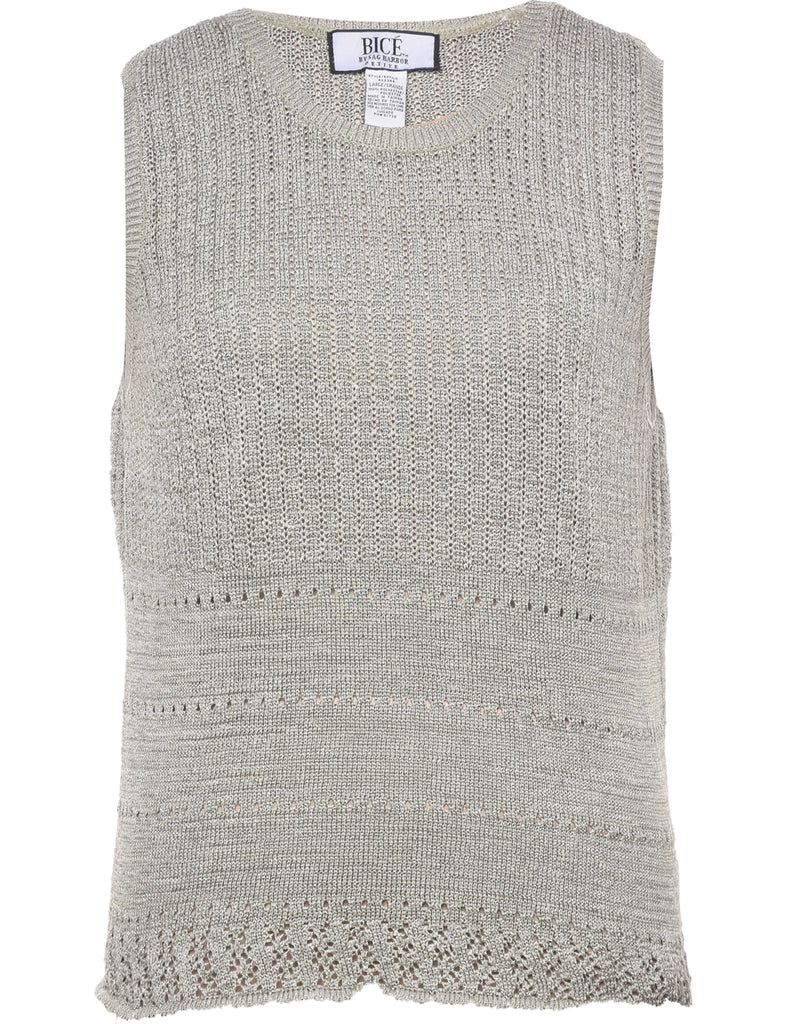 Sag Harbor Crochet Vest - L