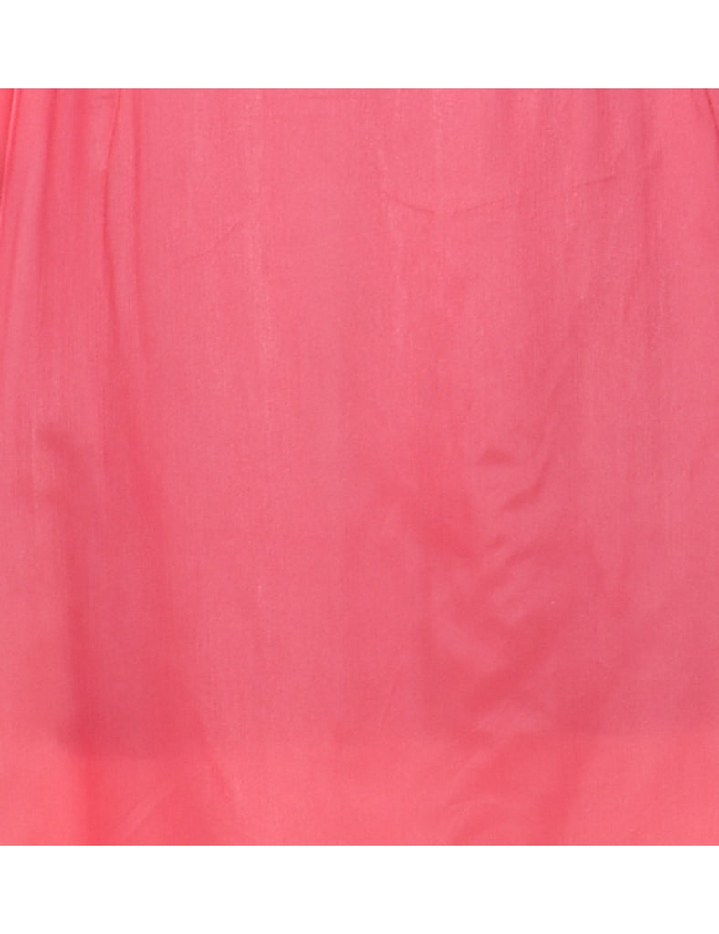 Salmon Pink Evening Dress - M