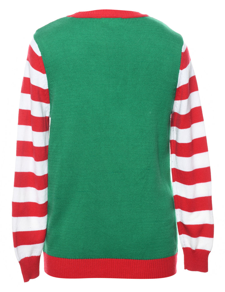 Santa Claus Christmas Jumper - M