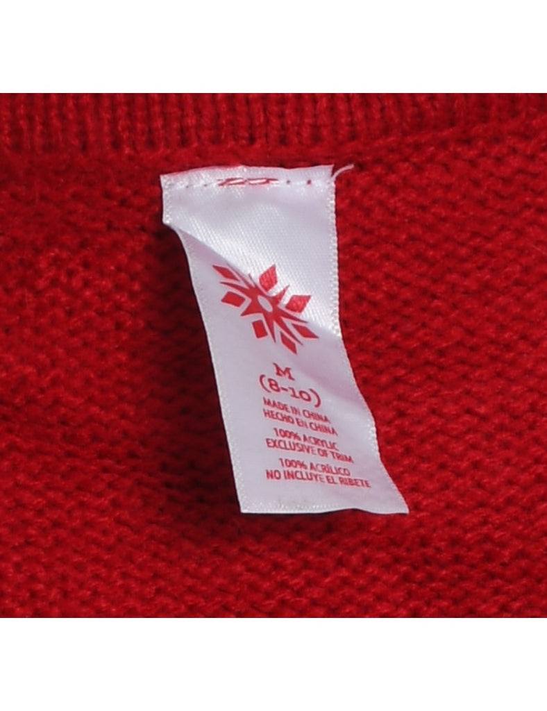 Santa Claus Christmas Jumper - M