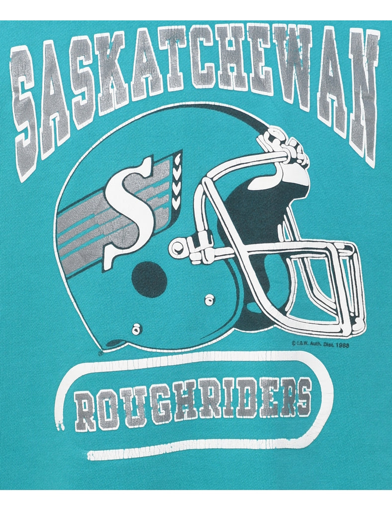 Saskatchewan Roughriders Printed Sweatshirt - L
