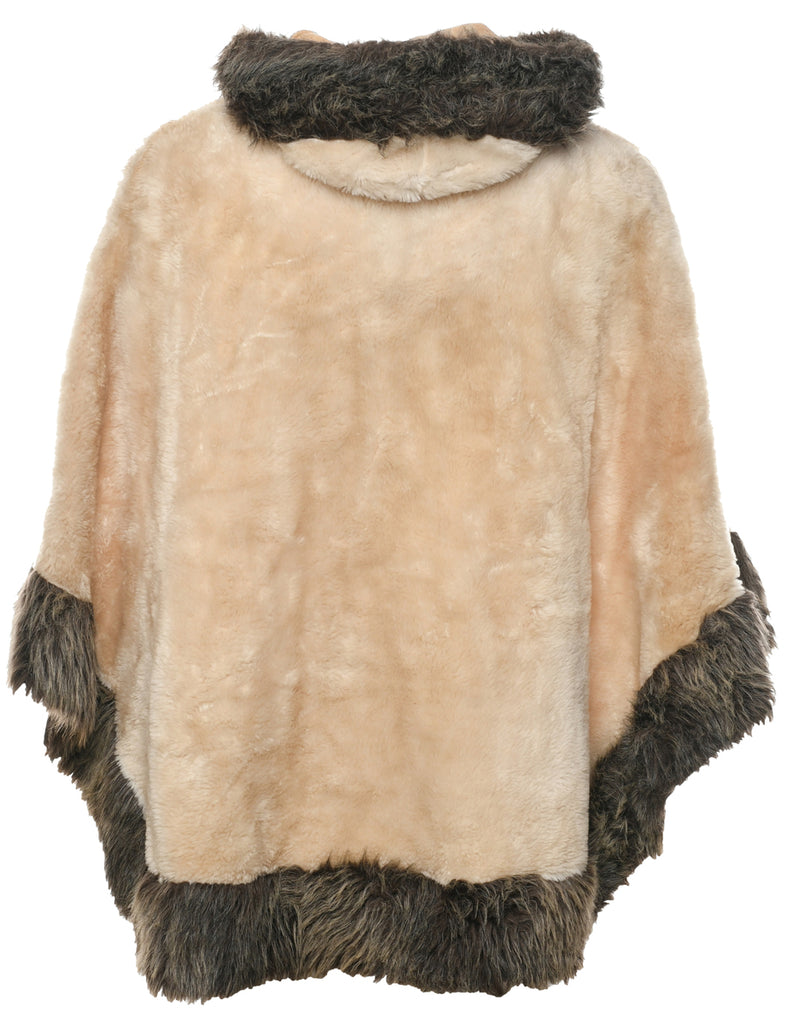 Sears Faux Fur Cape - S