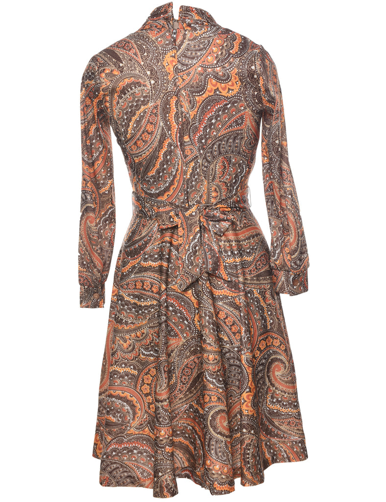 Sears Paisley Print Dress - M