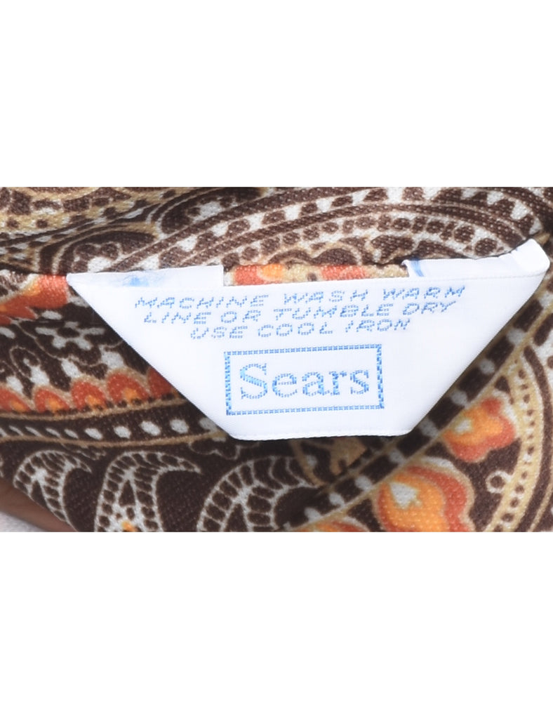 Sears Paisley Print Dress - M