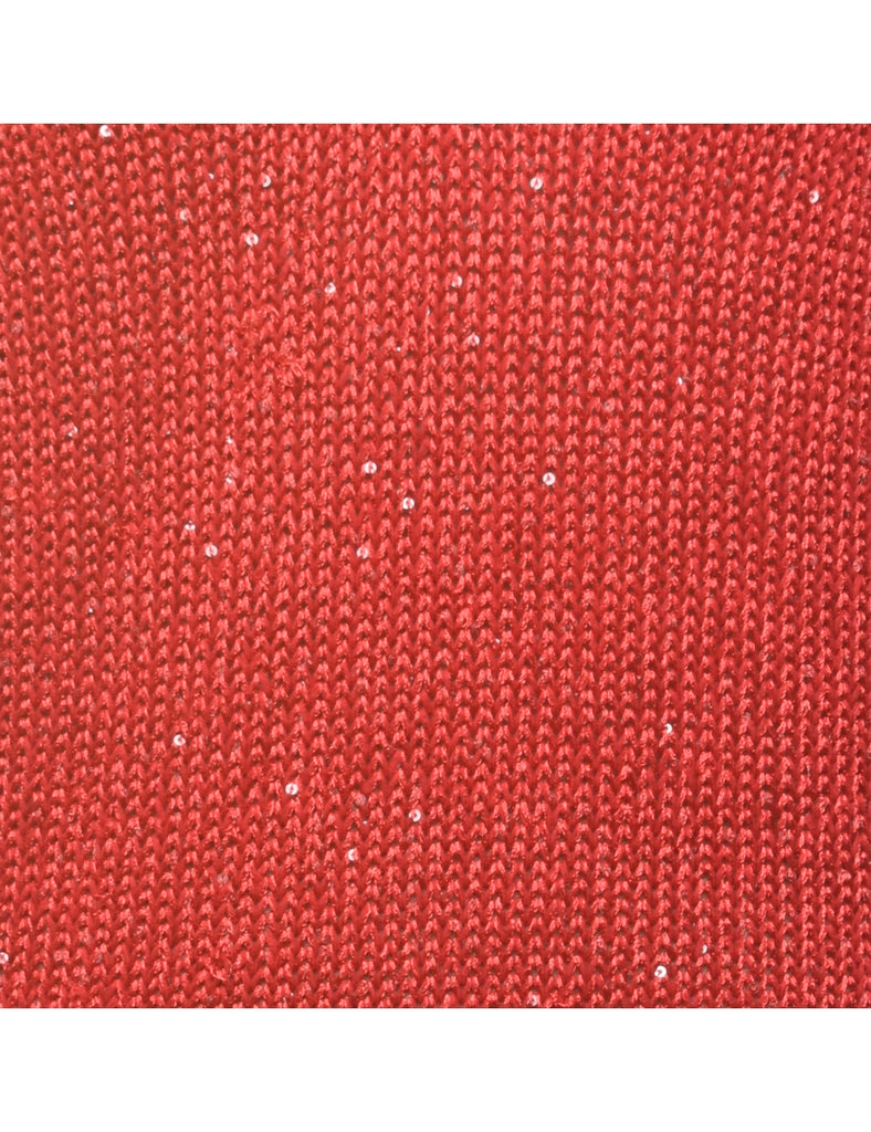 Sequined Chaps Jumper - S