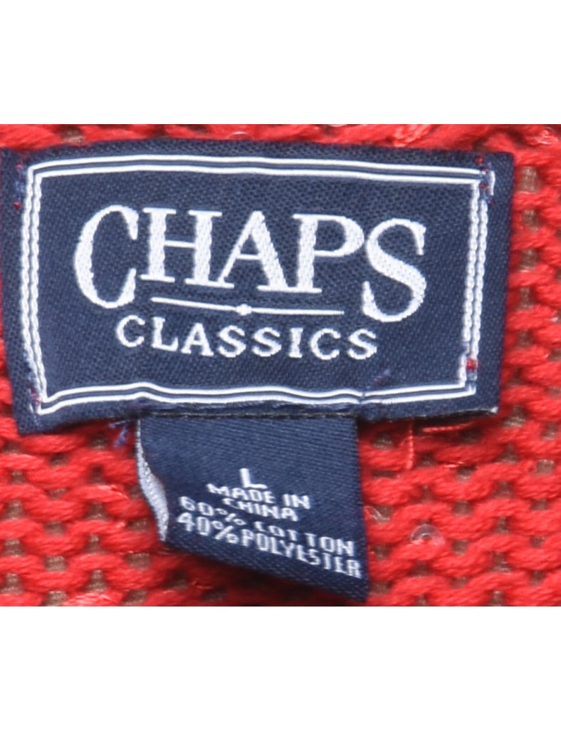 Sequined Chaps Jumper - S