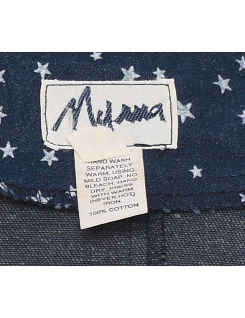 Sequined Denim Jacket - L