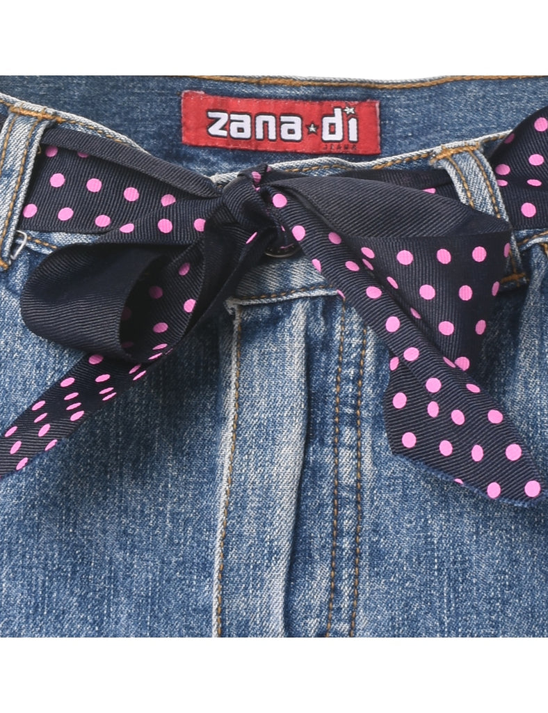 Sequined Denim Y2K Handbag - M