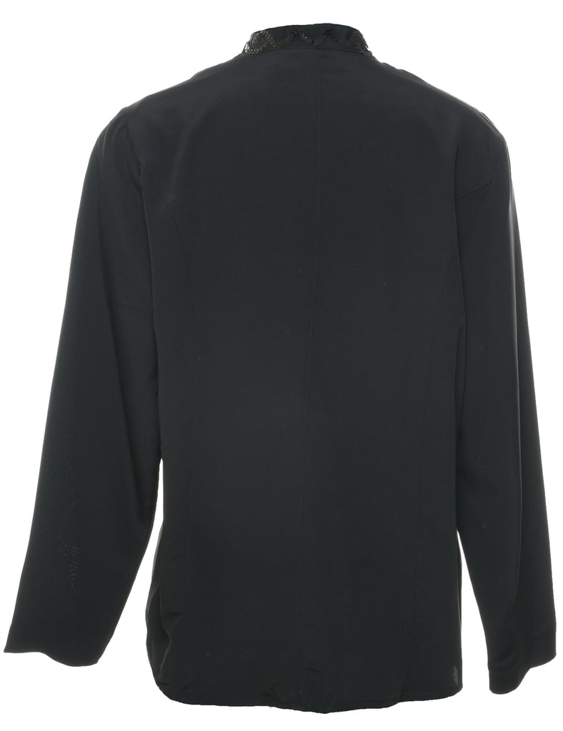 Sequined Evening Blouse - M