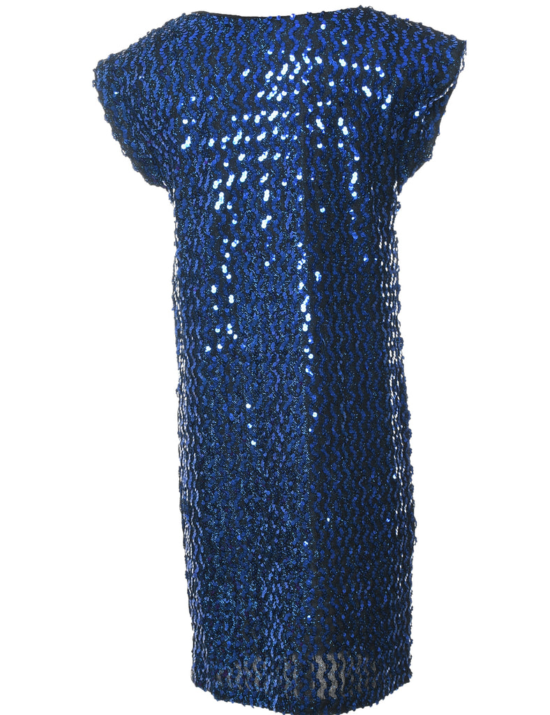 Sequined Evening Dress - M