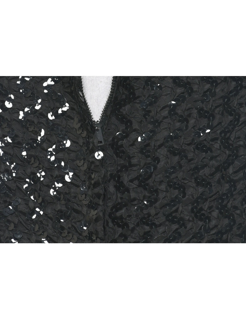 Sequined Evening Dress - S