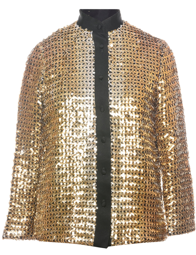 Sequined Evening Jacket - M