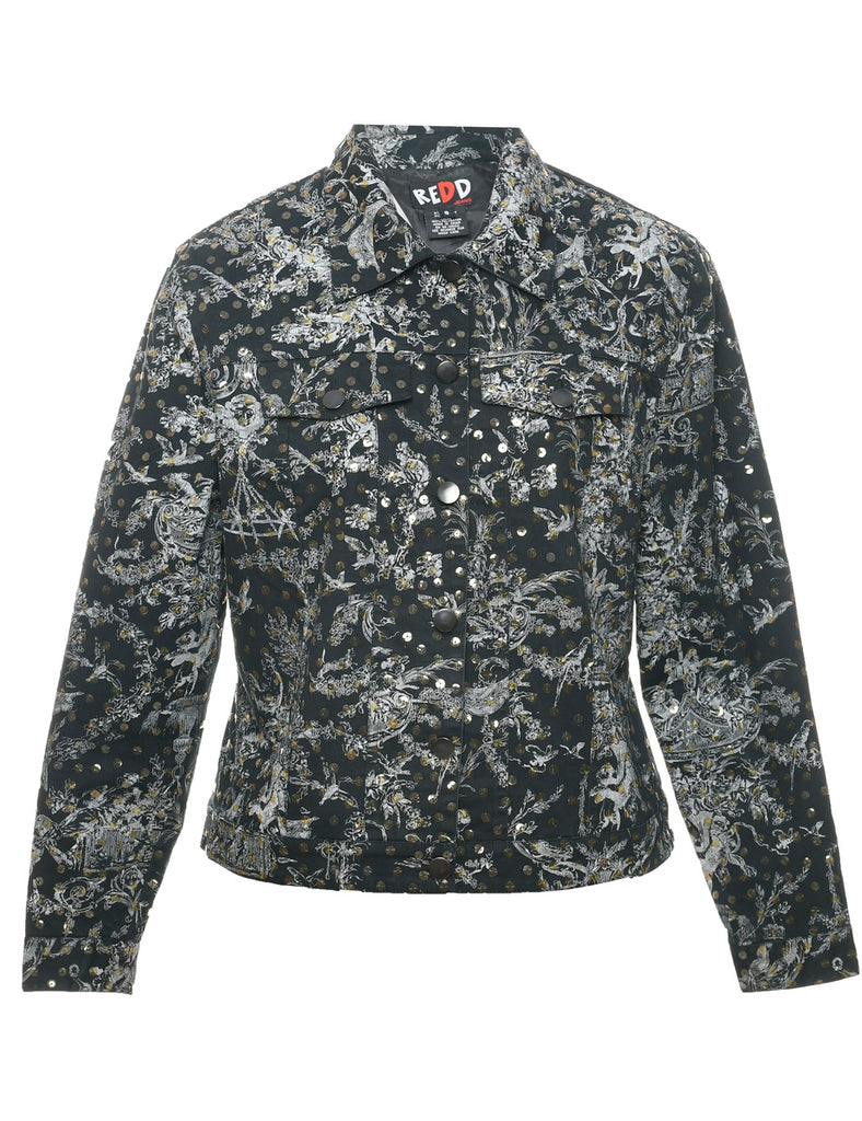 Sequined Evening Jacket - M