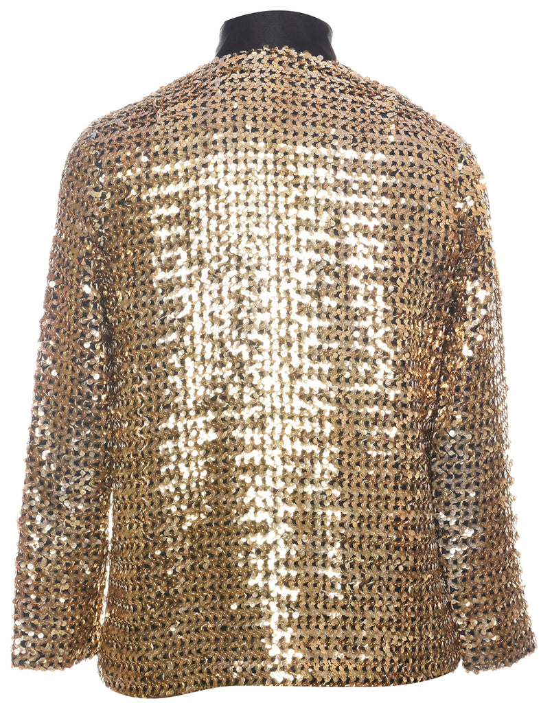 Sequined Evening Jacket - M