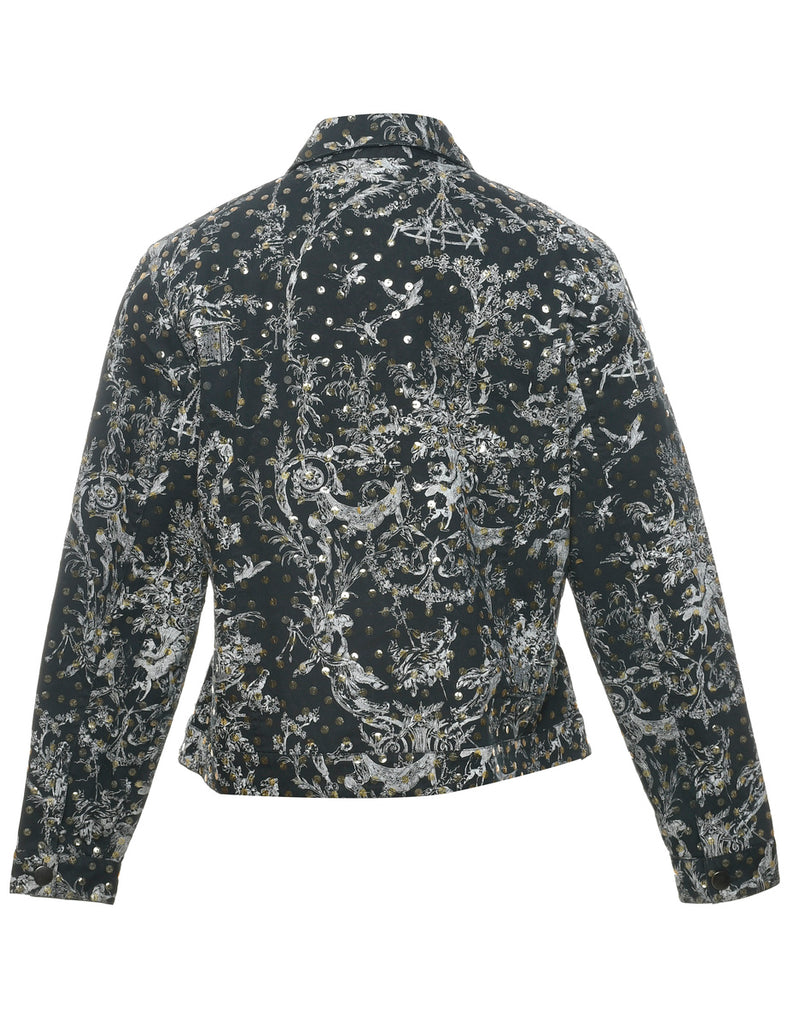 Sequined Evening Jacket - M